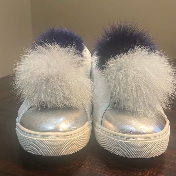 HERE/NOW Arian PomPom Trim Sneakers - Picture 7 of 14